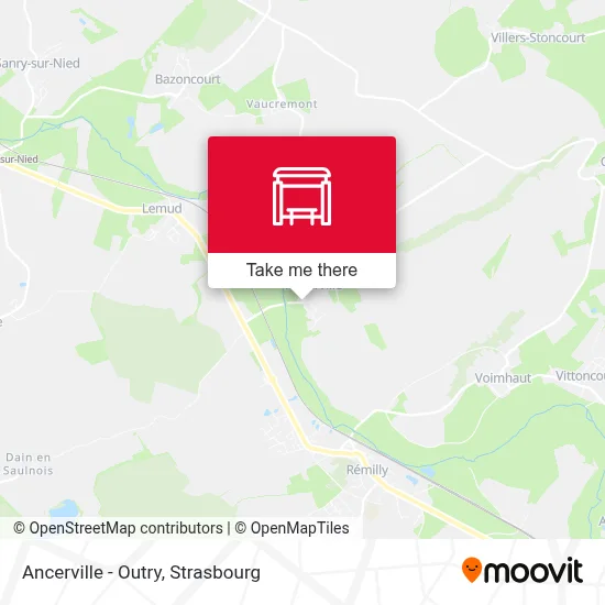 Ancerville - Outry map