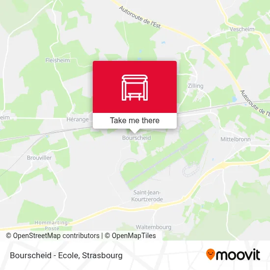 Bourscheid - Ecole map