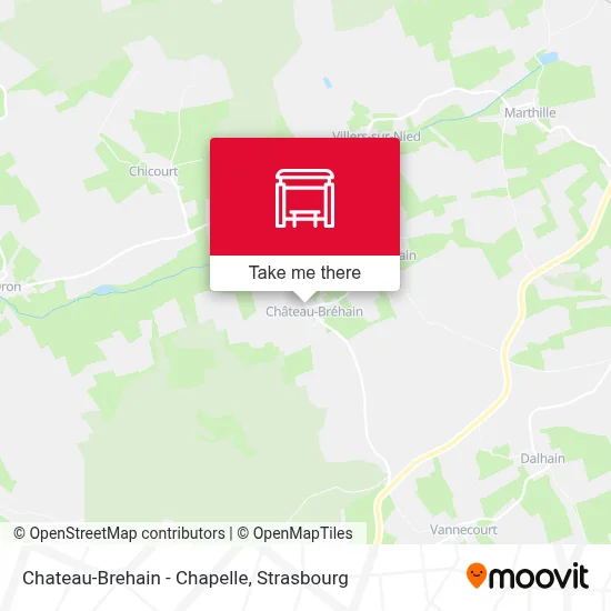 Chateau-Brehain - Chapelle map