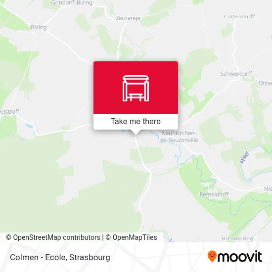 Colmen - Ecole map