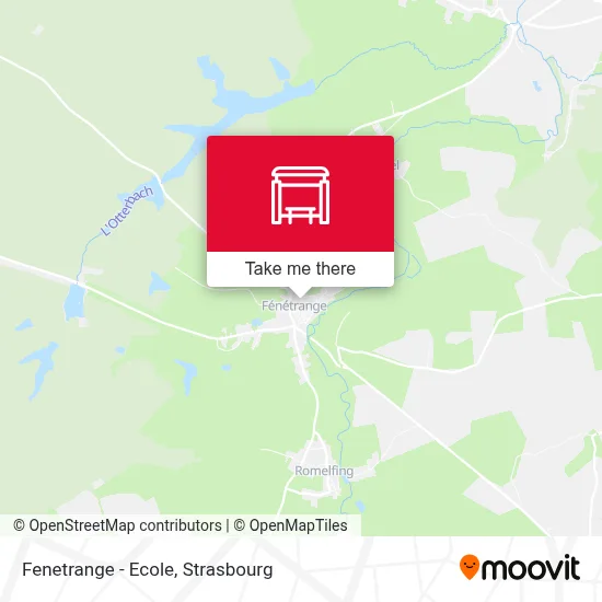 Fenetrange - Ecole map