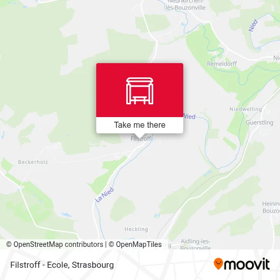 Filstroff - Ecole map