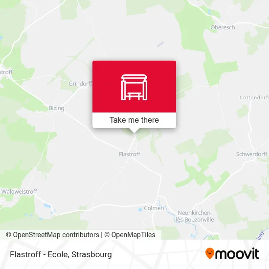 Flastroff - Ecole map