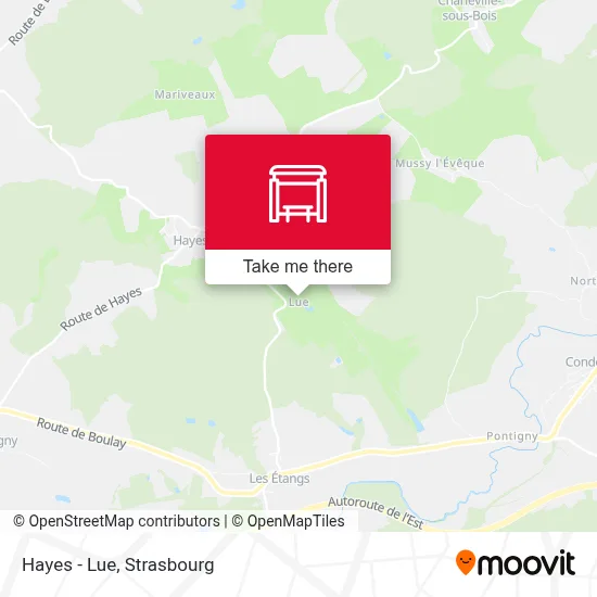 Hayes - Lue map