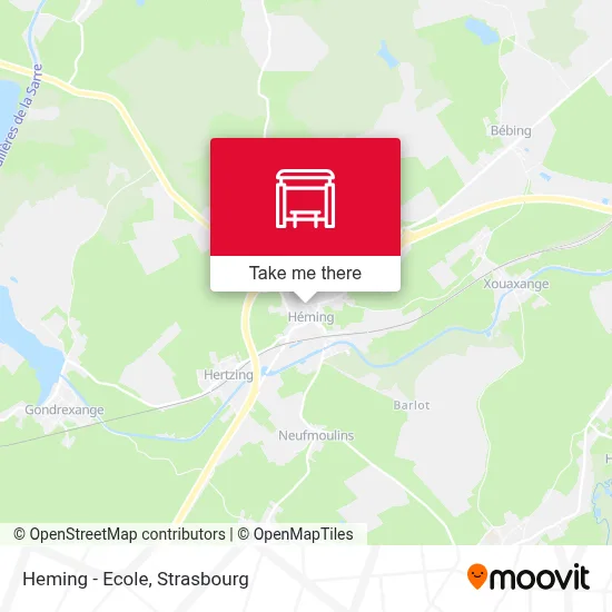 Heming - Ecole map