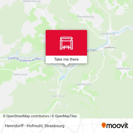 Henridorff - Hofmuhl map