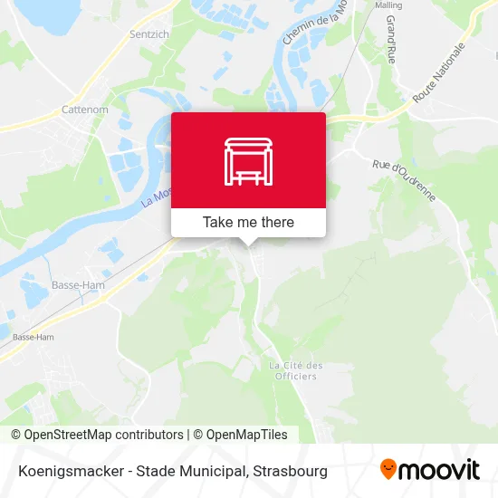 Koenigsmacker - Stade Municipal map
