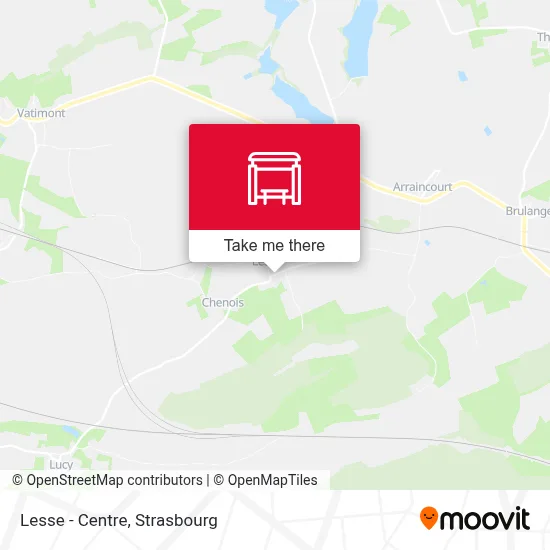 Lesse - Centre map