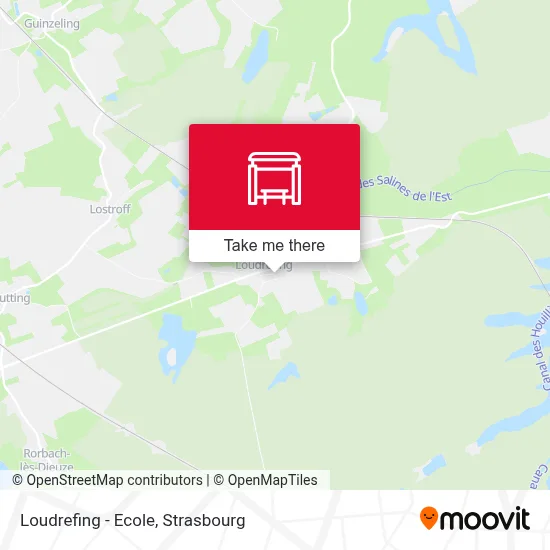 Loudrefing - Ecole map