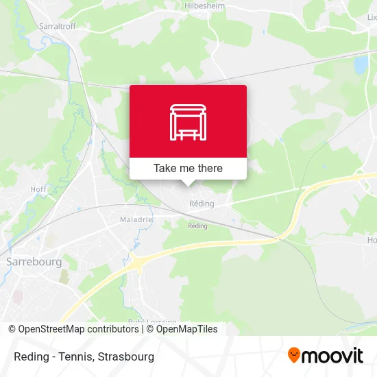 Reding - Tennis map