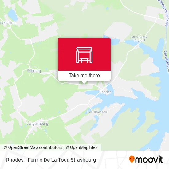 Rhodes - Ferme De La Tour map