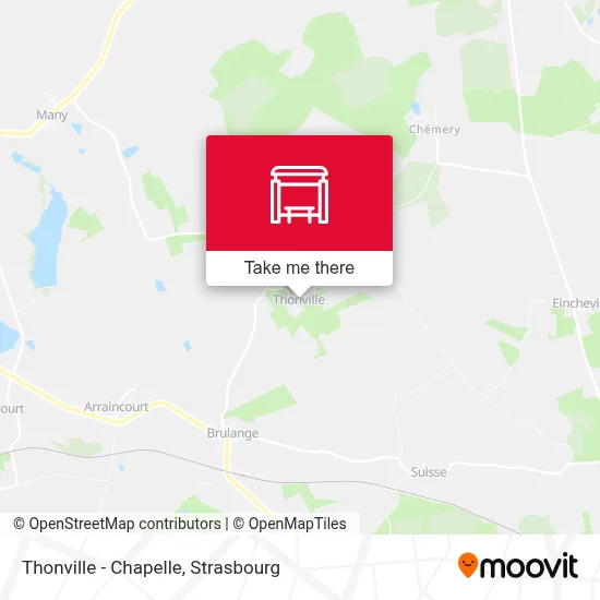 Thonville - Chapelle map