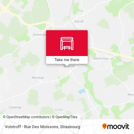 Volstroff - Rue Des Moissons map