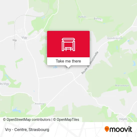 Vry - Centre map