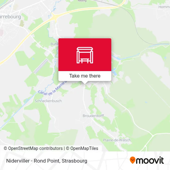 Niderviller - Rond Point map