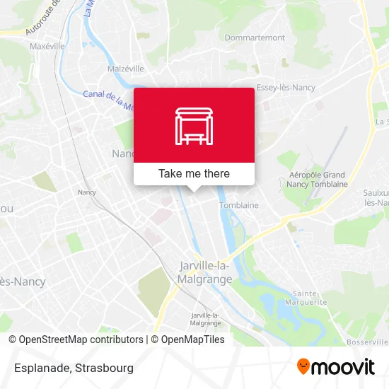 Esplanade map
