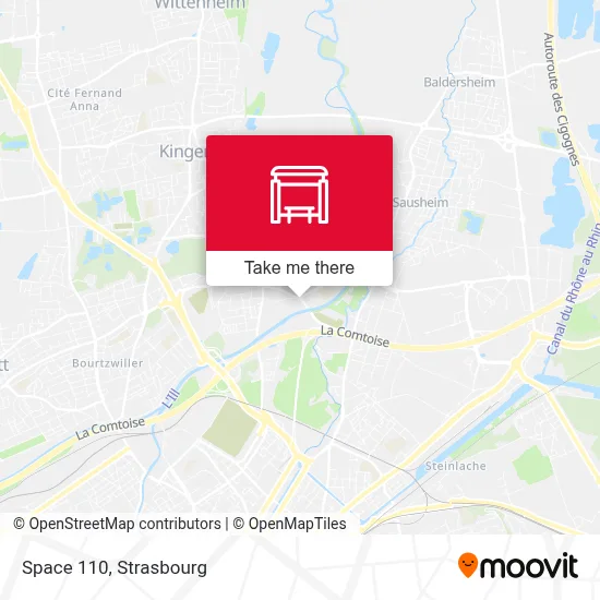 Espace 110 map