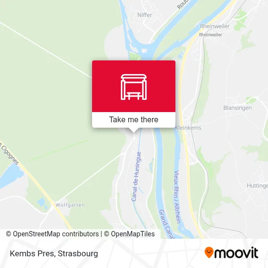 Kembs Pres map