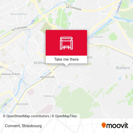 Couvent map