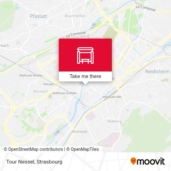 Tour Nessel map
