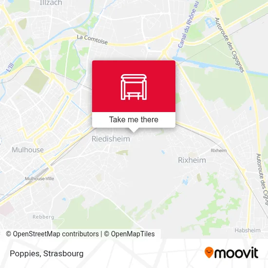 Coquelicots map