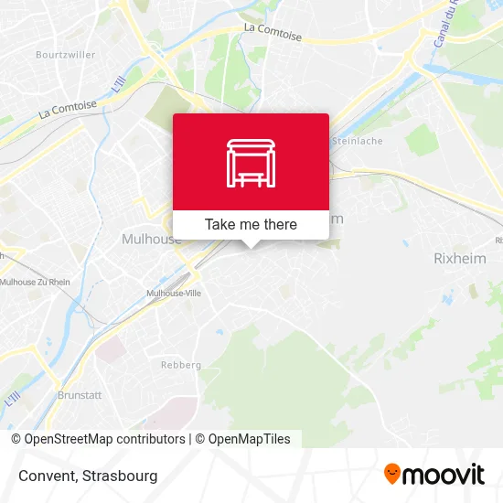 Couvent map