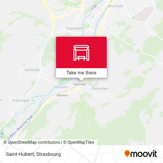 Saint-Hubert map