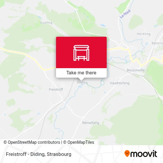 Freistroff - Diding map
