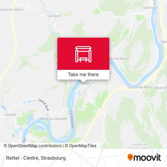 Mapa Rettel - Centre