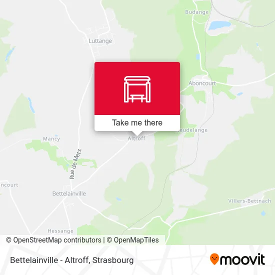 Bettelainville - Altroff map