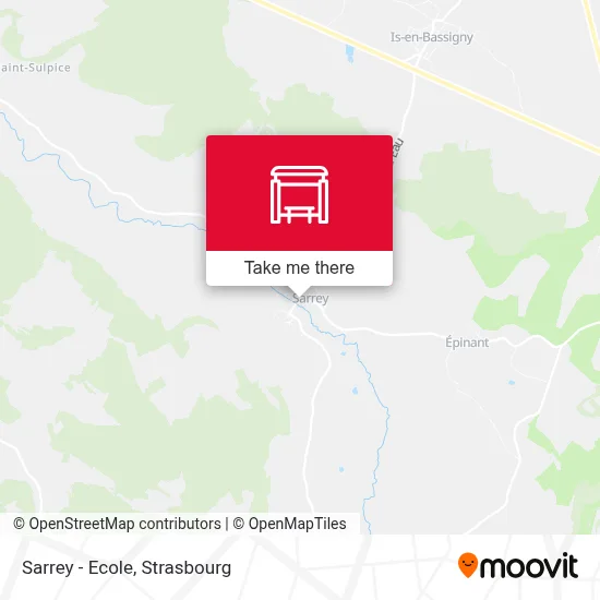 Sarrey - Ecole map