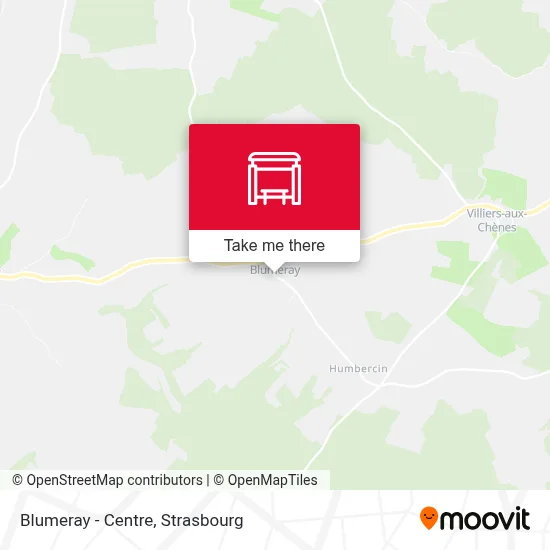 Blumeray - Centre map