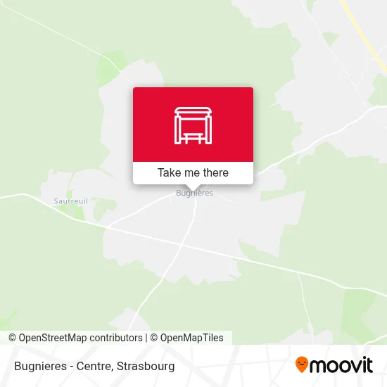 Bugnieres - Centre map