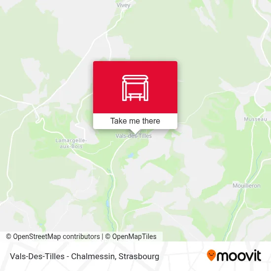 Vals-Des-Tilles - Chalmessin map