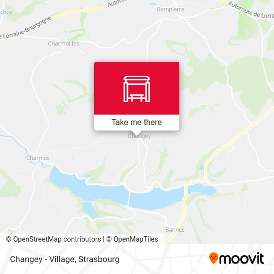 Changey - Village map