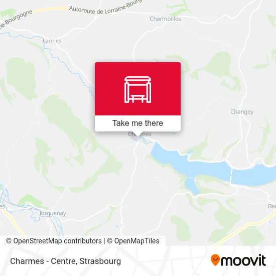 Charmes - Centre map