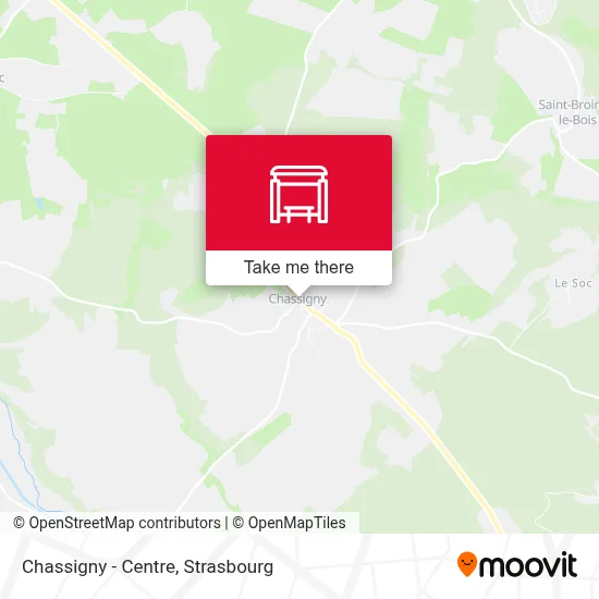Chassigny - Centre map