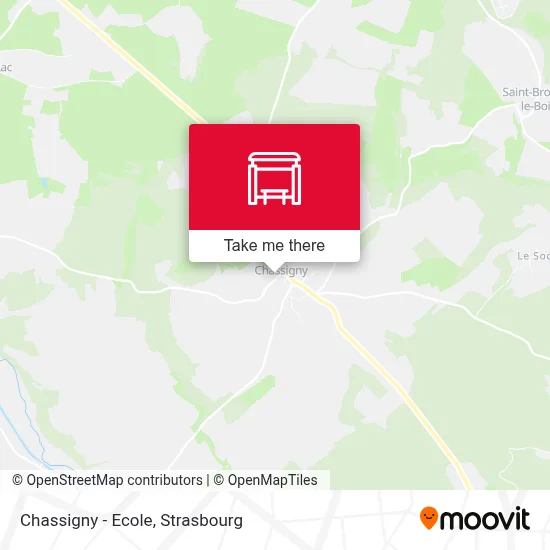 Chassigny - Ecole map