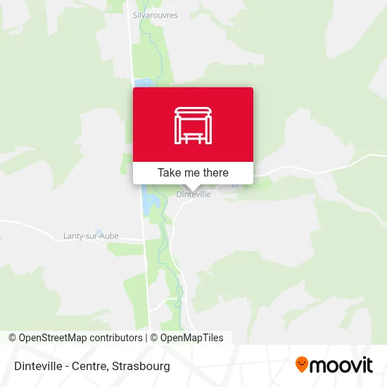 Dinteville - Centre map