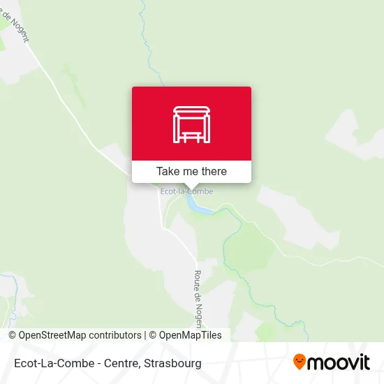 Ecot-La-Combe - Centre map