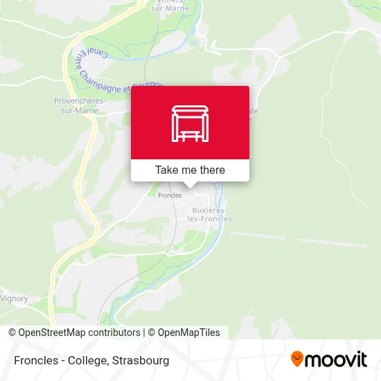 Froncles - College map
