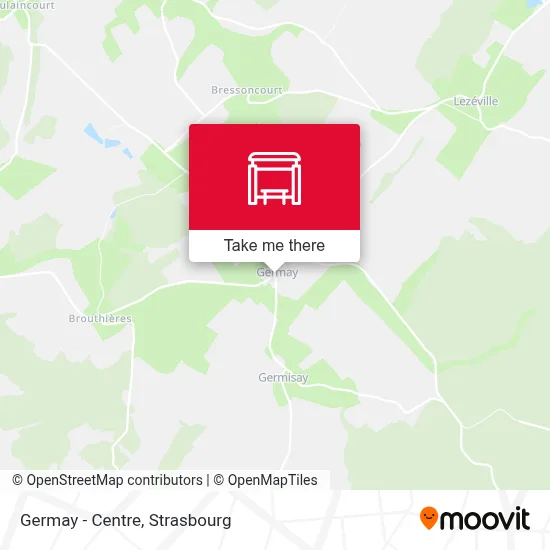 Germay - Centre map