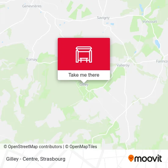 Gilley - Centre map