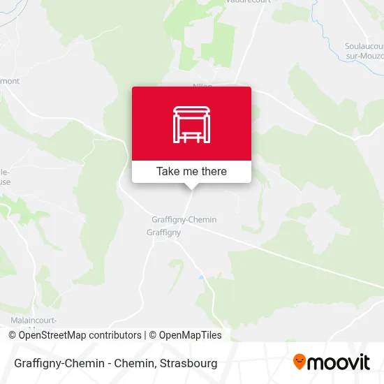 Graffigny-Chemin - Chemin map