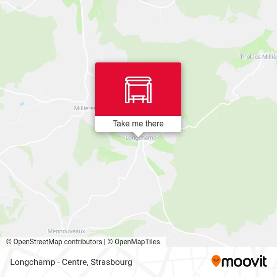 Longchamp - Centre map