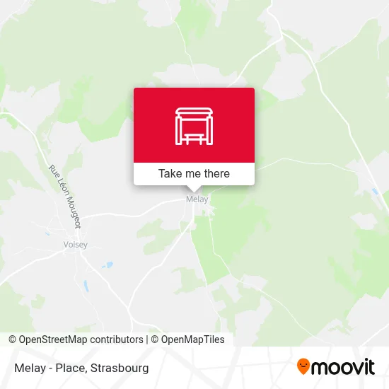 Melay - Place map