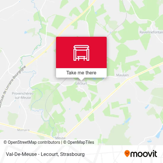 Val-De-Meuse - Lecourt map