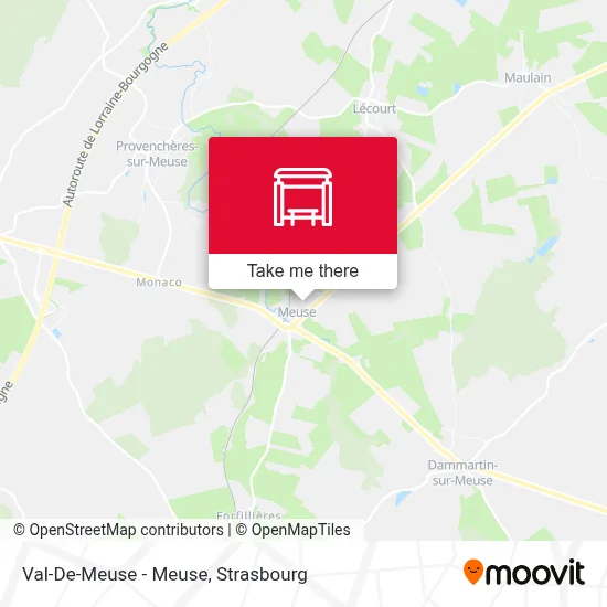 Val-De-Meuse - Meuse map