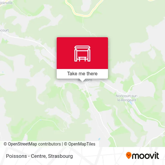 Poissons - Centre map