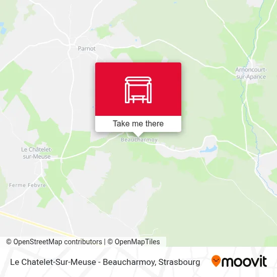 Le Chatelet-Sur-Meuse - Beaucharmoy map